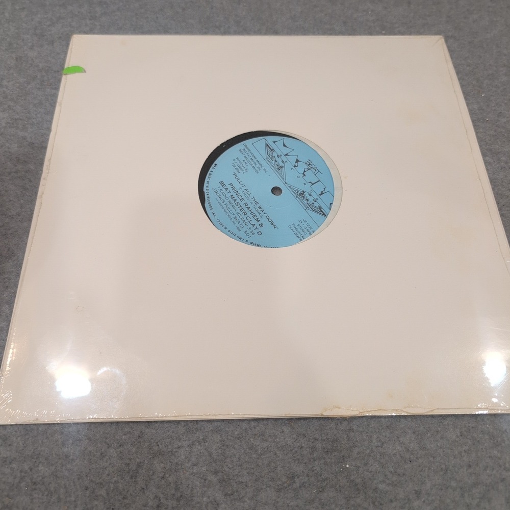 Prince Rahiem Beat Master Clay D Pull It All The Way Down 12" Vinyl 1989 VR 1232 - Picture 1 of 3